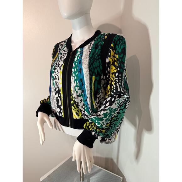 BCBG Multicolored Bomber jacket - Picture 10 of 10